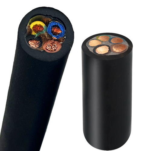 H07RN-F 450/750V Heavy Duty Flexible Copper and Rubber Cable