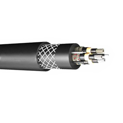 Type 450 Flexible Copper Screened Mining Cable With Two Earth And One Pilot Core