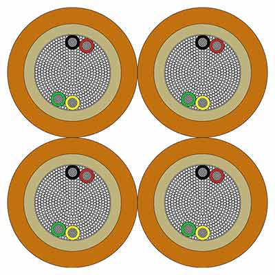 SII Type Four Core Airport Cable